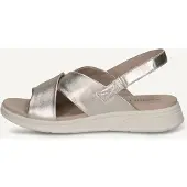 Caprice Sandal, metallic, made of Leather without heel, Size 38