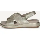Caprice Sandal, metallic, made of Leather without heel, Size 40