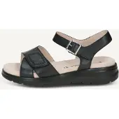 Caprice Sandal, black, made of Leather without heel, Size 41