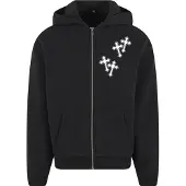 Mister tee Mary Cross Sweatshirt Med Lynlås