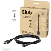 Club 3D - video adapter cable - 24 pin USB-C to DisplayPort
