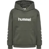 Hummel Hættetrøje - HmlJR - Castor Gray - - 5-6 år (110-116) - Hættetrøje