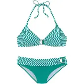 Jette Bikini jade / hvid