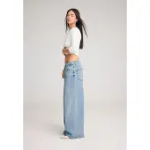 Stradivarius Jeans Med Krydset Talje 0-721 36