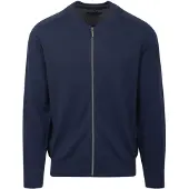 Casamoda cardigan med lynlås blå Blå Mørkeblå måle