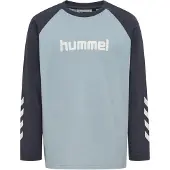 Hummel Funktionsskjorte marin / lyseblå / hvid