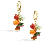 Cala Rose Øreringe 'PALINA' guld
