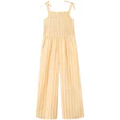 Mango KIDS Overall 'Sunny' gul / hvid