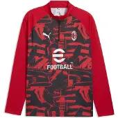 Puma Ac Milan Warm Up Før Kampen Halv Lynlås Sweatshirt