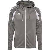 Hummel Sportssweatjakke 'Core 2.0' mørkegrå / hvid