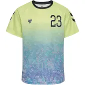 Hummel T-Shirt - hmlSHIMMER - Shadow Lime/Sort - - 10 år (140) - T-Shirt