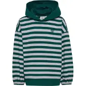 Hummel Sweatshirt 'Conelly' grå / smaragd