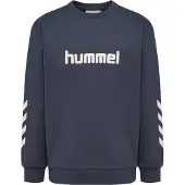 Hummel Sweatshirt - HmlJR Logo - Ombre Blue - - 9-10 år (134-140) - Sweatshirt