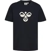 Hummel T-Shirt - hmlJR Reg Tukas - Sort m. Logo - - 5-6 år (110-116) - T-Shirt