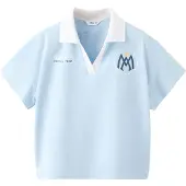 Mango KIDS Bluser & t-shirts 'ARGEN' lyseblå / mørkeblå / mørkegul / hvid