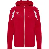 Hummel Sportssweatjakke 'Core 2.0' rød / hvid