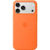 Apple - Beskyttelsescover til mobiltelefon - MagSafe-kompatibilitet - silicone - orange - for iPhone 17 Pro Max