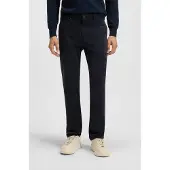 BOSS BOSStil mænd. 50510933 Navy Slim Chino-bukser (31/32), Casual, Bomuld, Blå