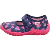 Superfit Hjemmesko 'Bonny' blå / navy / fuchsia