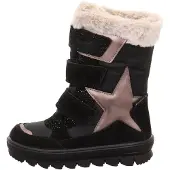 Superfit Vinterstøvler - Tex - Flavia - Sort/Beige - - 30 - Vinterstøvle