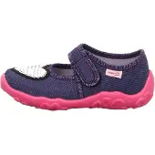 Superfit Hjemmesko 'Bonny' navy / pink / sort