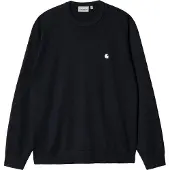 Carhartt WIP - Sweatre - Madison Sweater Dark Navy Wax til UnisexNylon - Størrelse M - Flåde