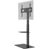 Goobay 58526, sort, stål, sort, stål, 1 hylde, sort