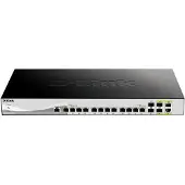 D-Link DXS 1210-16TC - Switch - smart - 12 x 10GBase-T + 2 x SFP+ + 2 x combo 10 Gigabit SFP+ - rackmonterbar