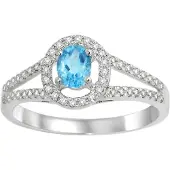 Diamant L'Eternel Ring sølv