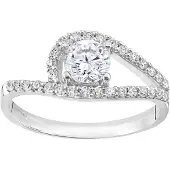 Diamant L'Eternel Ring sølv