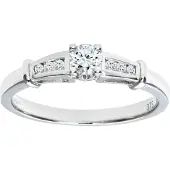 Diamant L'Eternel Ring sølv