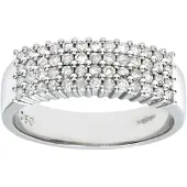 Diamant L'Eternel Ring sølv