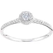 Diamant L'Eternel Ring sølv