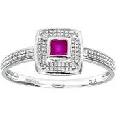 Diamant L'Eternel Ring sølv