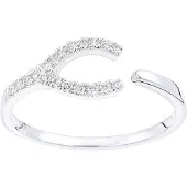 Diamant L'Eternel Ring sølv