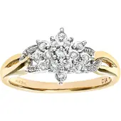 Diamant L'Eternel Ring 'Ring aus 375 Gelbgold mit Diamant' guld