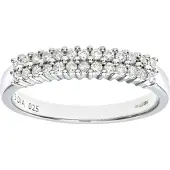 Diamant L'Eternel Ring sølv