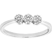 Diamant L'Eternel Ring sølv