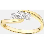 Diamant L'Eternel Ring 'Trilogie' guld
