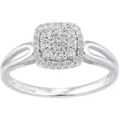 Diamant L'Eternel Ring sølv