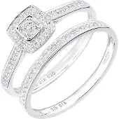 Diamant L'Eternel Ring sølv