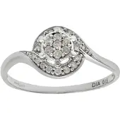 Diamant L'Eternel Ring sølv
