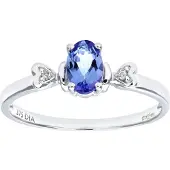 Diamant L'Eternel Ring 'Herz' sølv