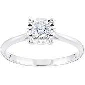 Diamant L'Eternel Ring sølv