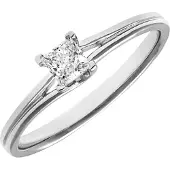 Diamant L'Eternel Ring sølv