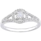 Diamant L'Eternel Ring sølv
