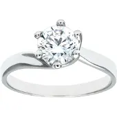 Diamant L'Eternel Ring sølv