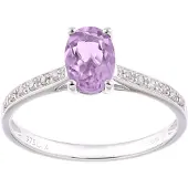 Diamant L'Eternel Ring sølv