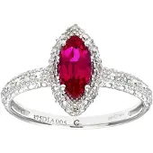Diamant L'Eternel Ring sølv