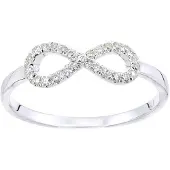 Diamant L'Eternel Ring sølv